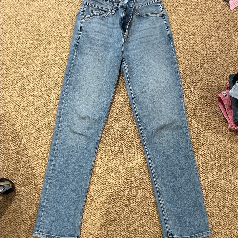 Re/Done Light Blue Denim Jeans